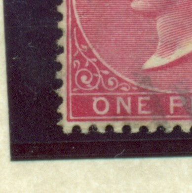 Queen Victoria Flaws Dash on 'o' SG-24a QVF 42