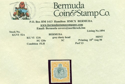 12/6  Tenth printing August 1950 -KGVI 52a
