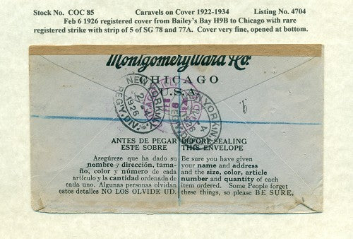 Caravels on Cover 1910-22, 85