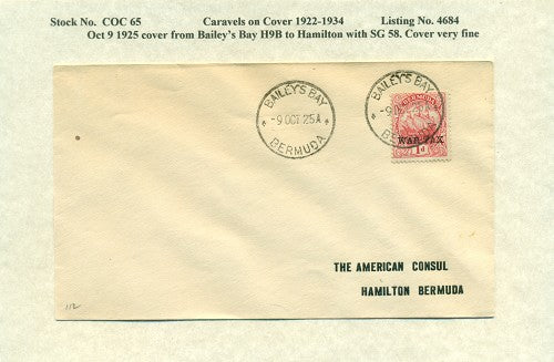 Caravels on Cover 1910-22, 65