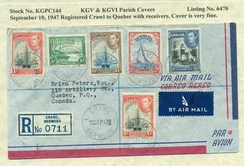 KGV & KGVI Parish Covers Crawl September 10, 1947 KGPC 144