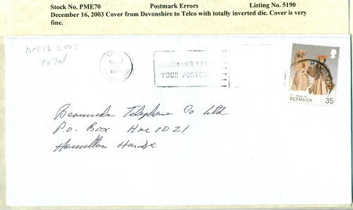 Postmark Error December 16, 2003