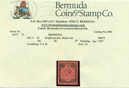 L1  2nd printing April 1927 - FLH