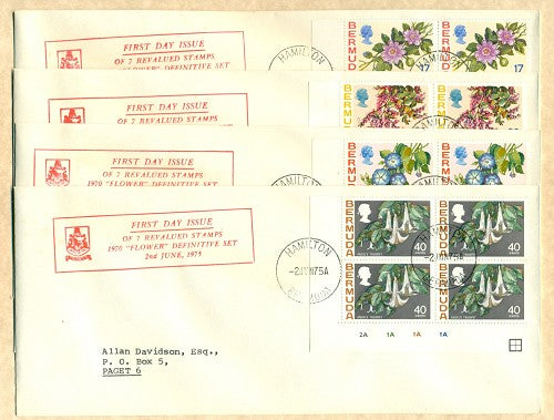 1975 Flowers - 2nd set - 7 covers