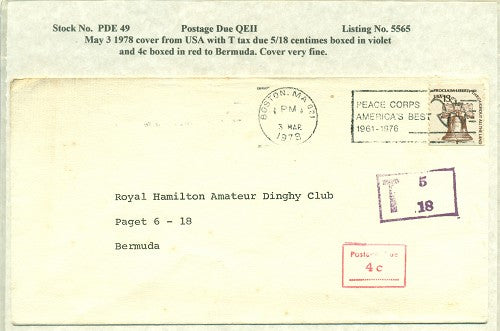 Postage Due QEII PDQ 49