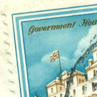 QV-QEII Flaws on Cover August 4, 1967 'government' flaw QFC 43
