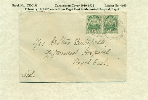 Caravels on Cover 1910-22, 31