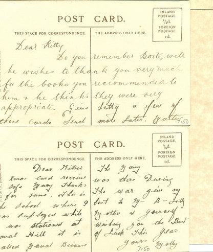 1905 Postcard lot