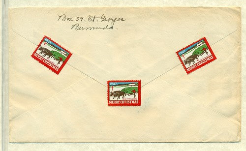 KGV & KGVI Blocks on Cover #5295