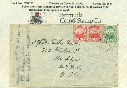 Caravels on Cover 1910-22, 15