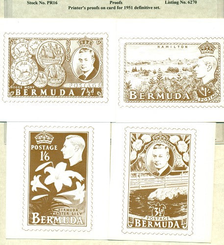 1935 KGV Printers Proofs PR16