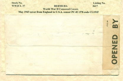 Censor Label PC90-578 ENGLAND