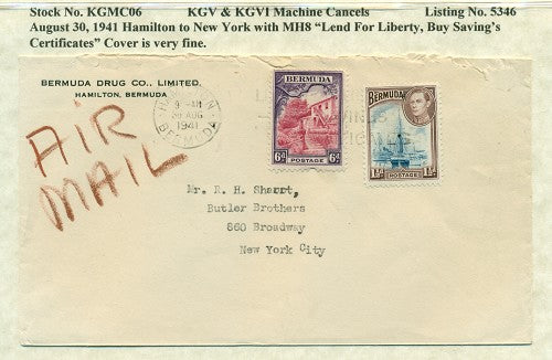 Machine Cancels- August 30, 1941