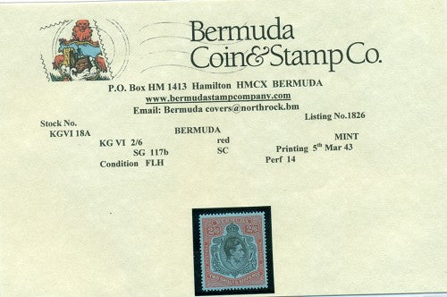 2/6 Fifth printing March 1943 -KGVI 18a