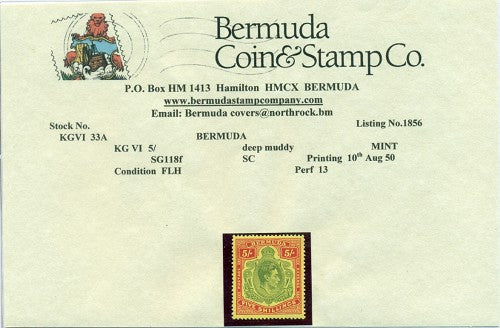 5/-  Tenth printing August 1950 -KGVI33a