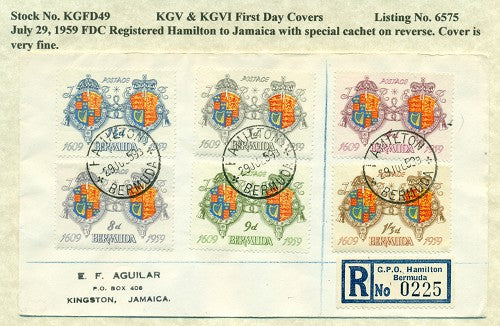 FDC 7/29/1959 KG6C 49