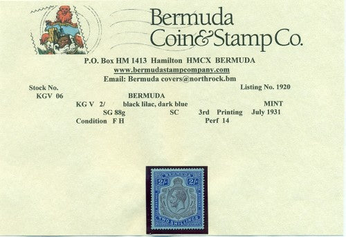 2/- 3rd printing July 1931 - FH