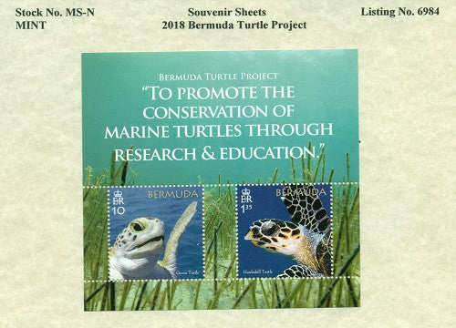 2018 Bermuda Turtle Project  Mint