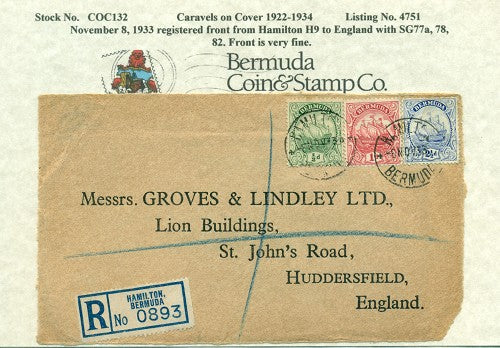 Caravels on Cover 1910-22, 132