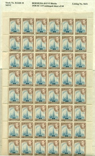 Block of KGVI KG6B 10