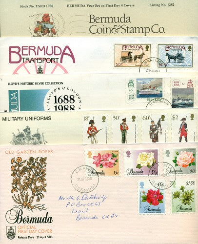 Year Set 1988 on FDC