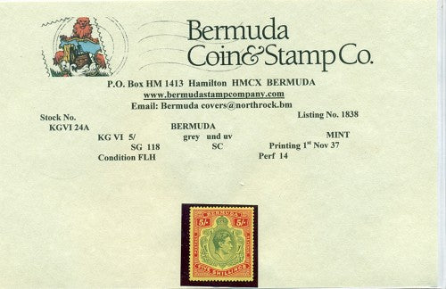 5/-  First printing November 1937 -KGVI24a