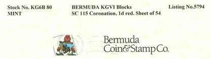 Block of KGVI KG6B 80