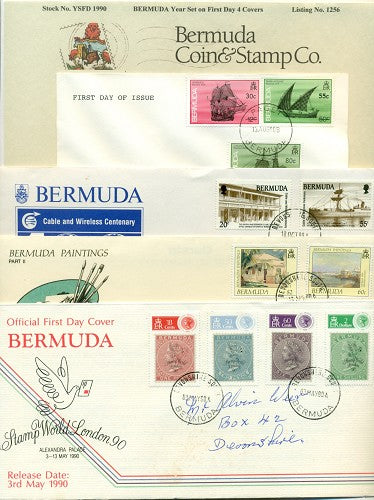 Year Set 1990 on FDC