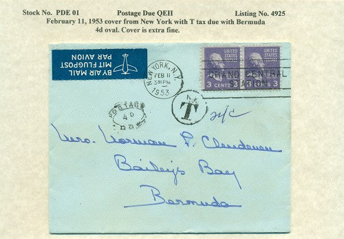 Postage Due QEII