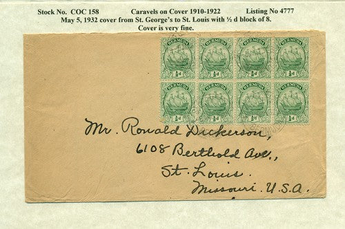 Caravels on Cover 1910-22, 158