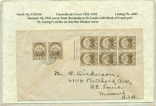 Caravels on Cover 1910-22, 66