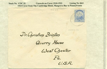 Caravels on Cover 1910-22, 32