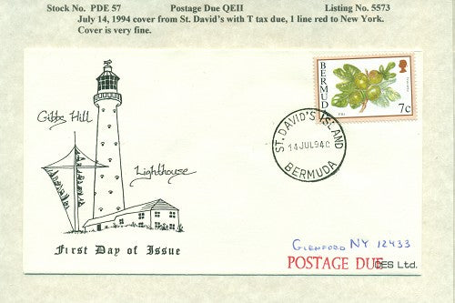 Postage Due QEII PDQ 57