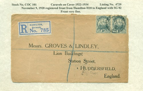 Caravels on Cover 1910-22, 101