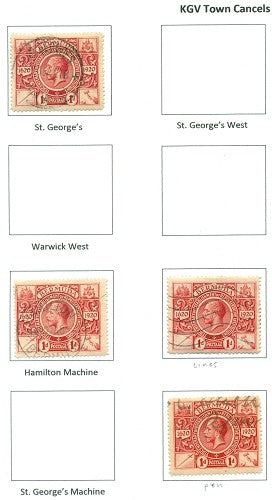 KGV & KGVI Cancels 1921 Tercentenary KGX 03