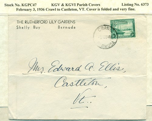 KGV & KGVI Parish Covers Crawl February 3, 1936 KGPC 47