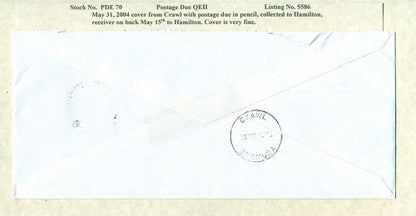 Postage Due QEII PDQ 70
