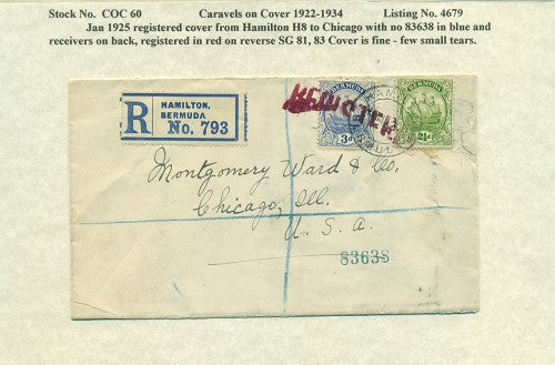 Caravels on Cover 1910-22, 60