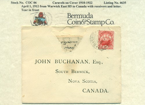 Caravels on Cover 1910-22, 06