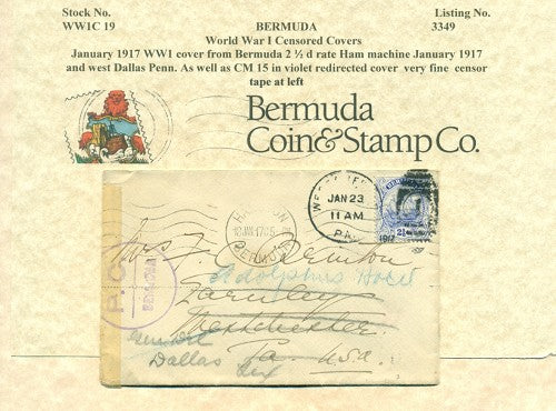 January 1917 Dallas west