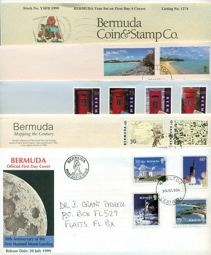 Year Set 1999 on FDC