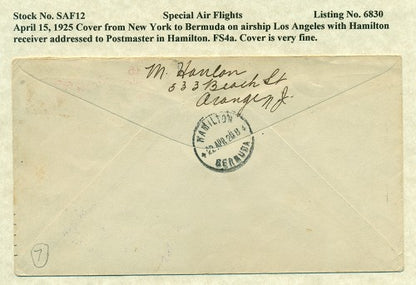 Special Air Flights 4/15/1925 SAF 12