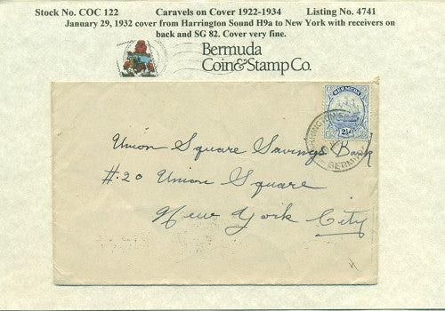 Caravels on Cover 1910-22, 122