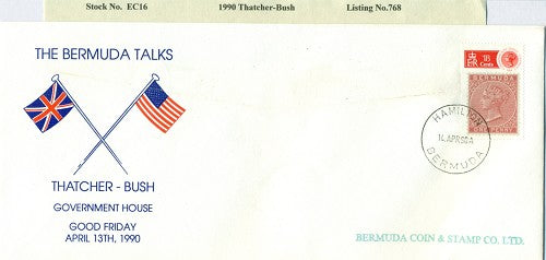 Thatcher-Bush April 1990