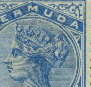 Queen Victoria Flaws Dot behind head SG-27a QVF 37