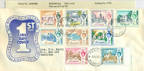 1962 Arch set of 9