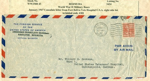 Cover from Bermuda  CONSULATE