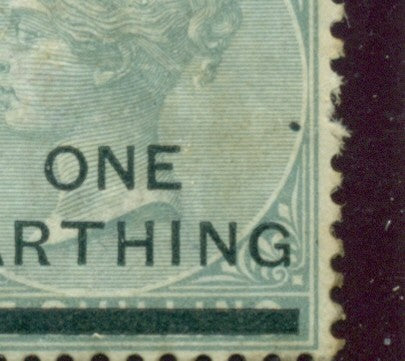 Queen Victoria Flaws Dot above 'g' SG-30b QVF 74