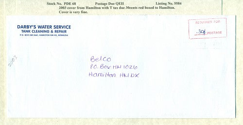 Postage Due QEII PDQ 68