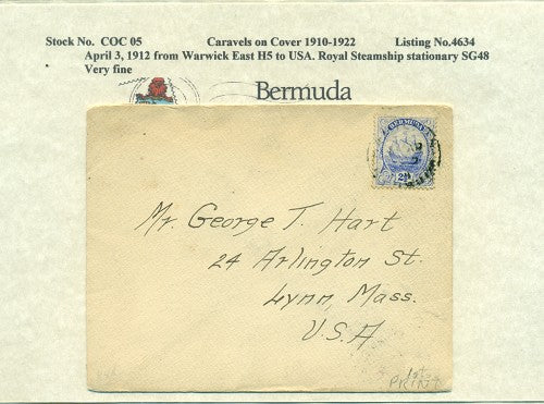 Caravels on Cover 1910-22, 05